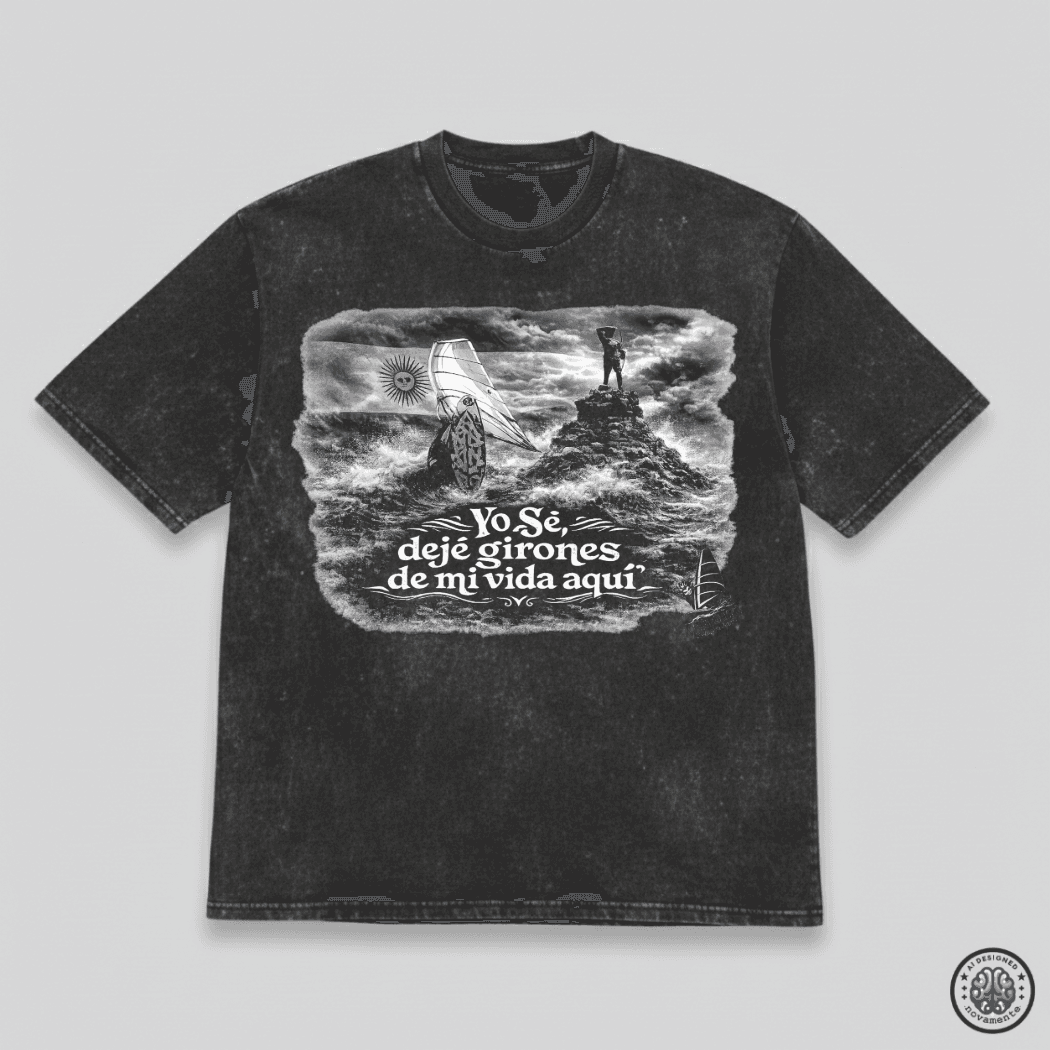 Remera Oversize 'Dejé girones de mi vida aquí' -