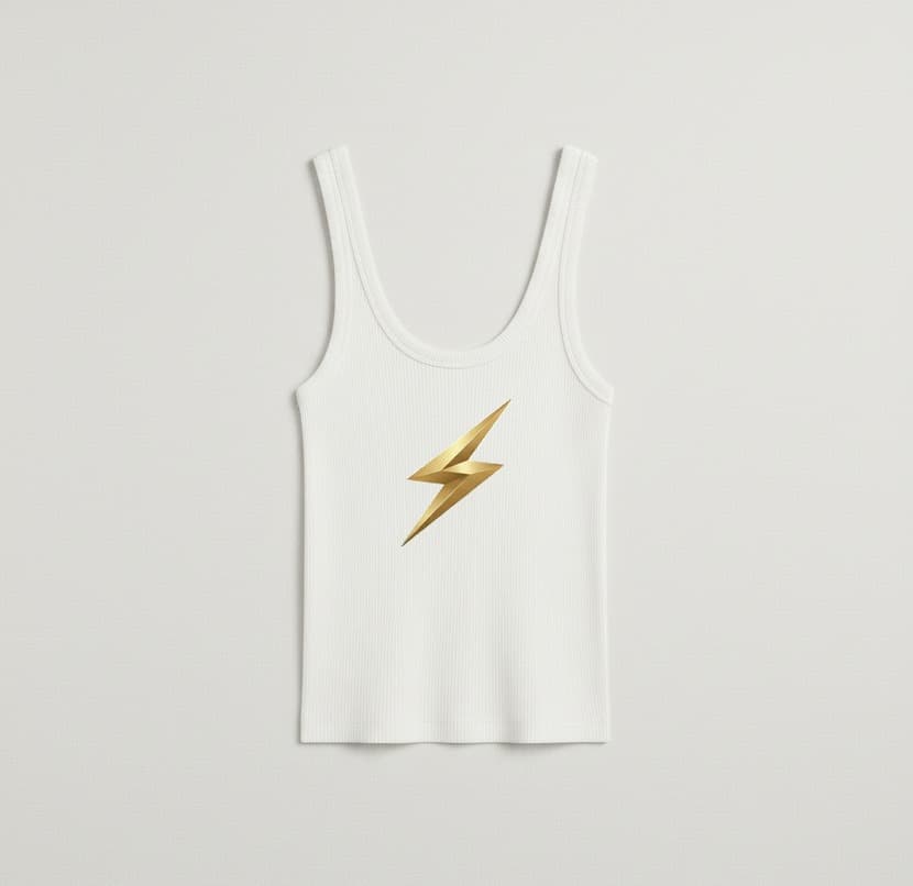Musculosa Bali Blanca · Rayo