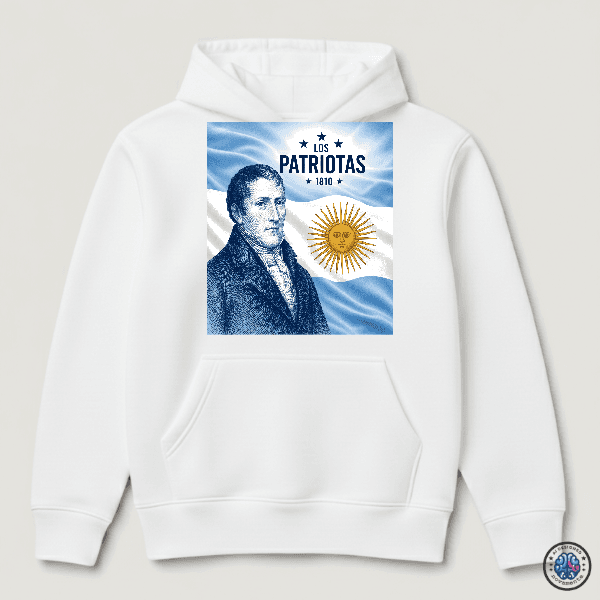 Los Patriotas · Buzo Hoodie Blanco